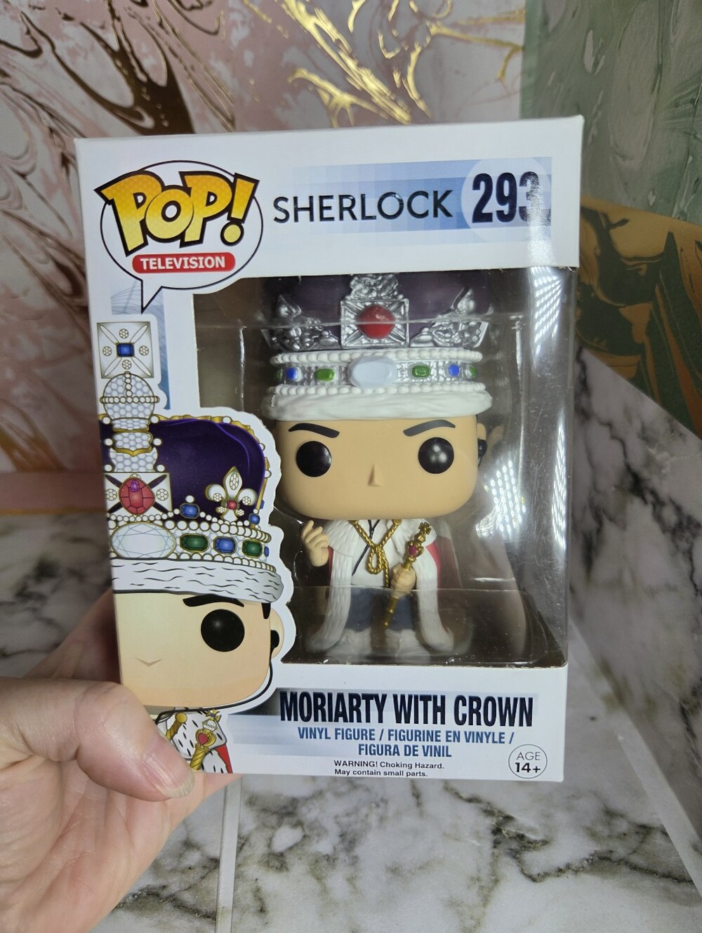 Funko Pop Sherlock 293 Moriarty with Crown MIB